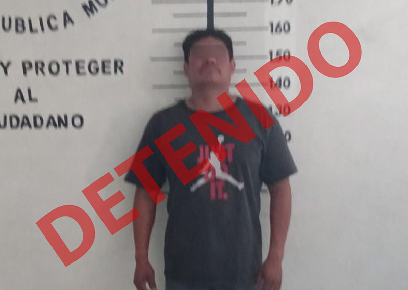 SSC de San Pedro Cholula detiene a hombre por conducir vehículo robado