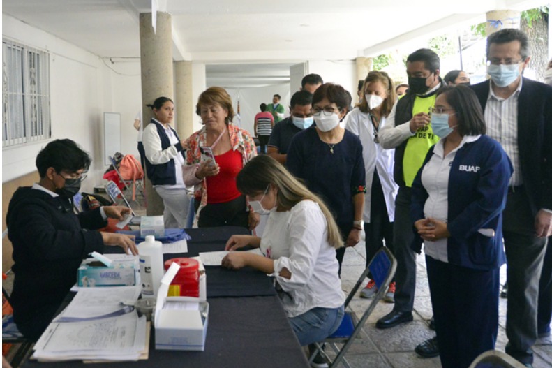 Jornada Universitaria “La BUAP cerca de ti” en la Junta Auxiliar de San Pedro Zacachimalpa