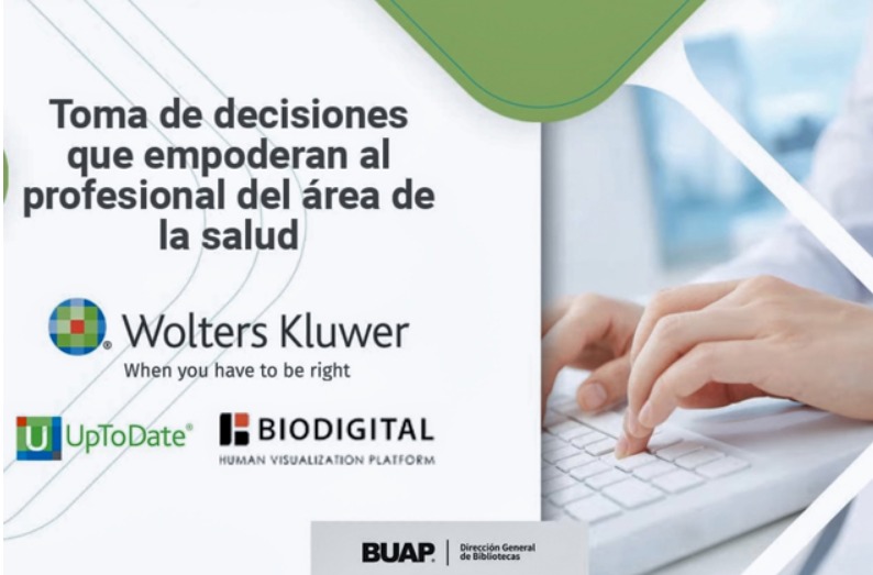En el CRS se presentan las plataformas UpToDate y BiodigitalHuman, herramientas de apoyo a los especialistas de la salud