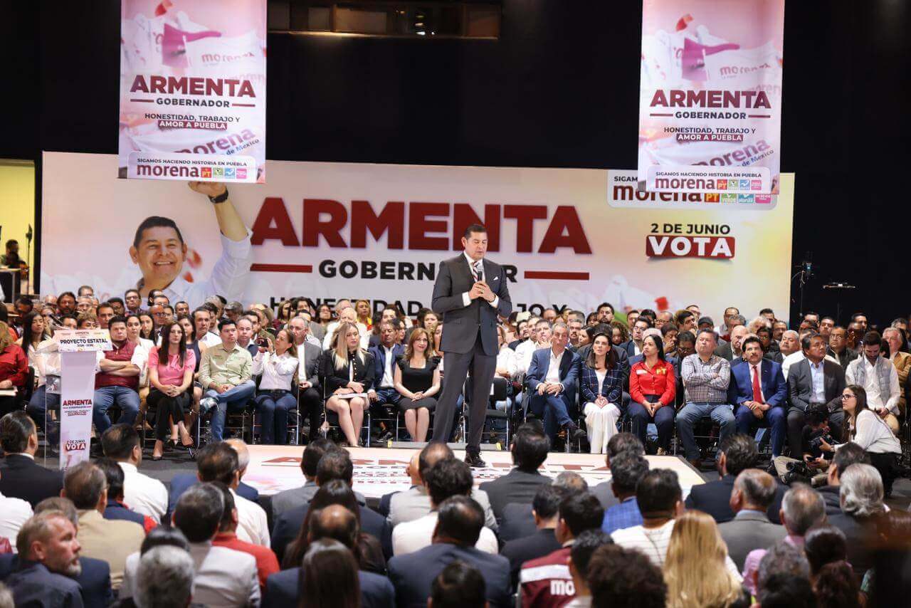 Presenta Armenta su Proyecto Estatal para Puebla