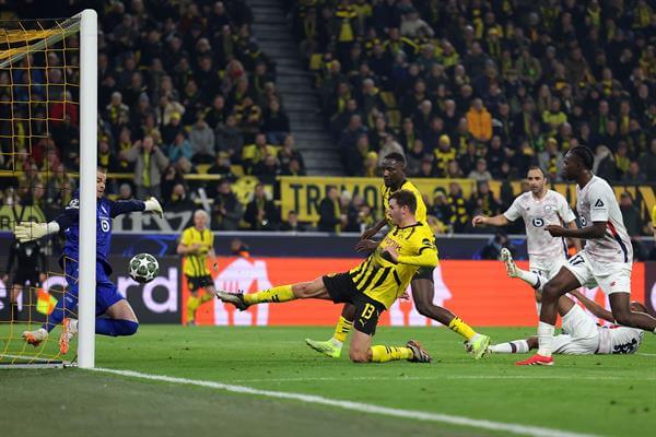 El Dortmund no pasa de un empate ante un Lille que mereció más
