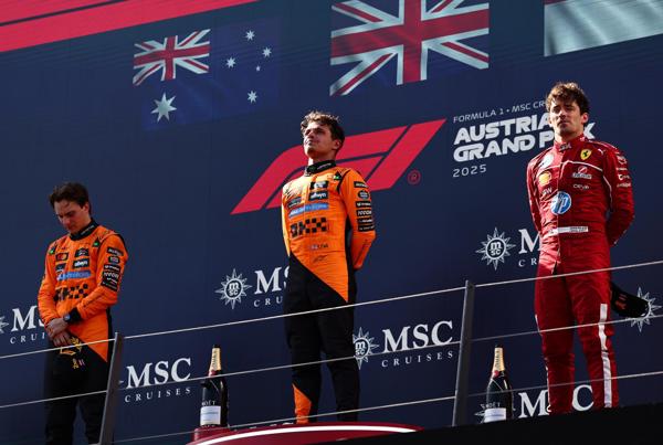 Norris se reivindica ganando la batalla de McLaren en Austria