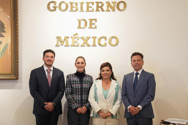 Presidenta de México afina detalles con gobernadores de sedes del Mundial 2026