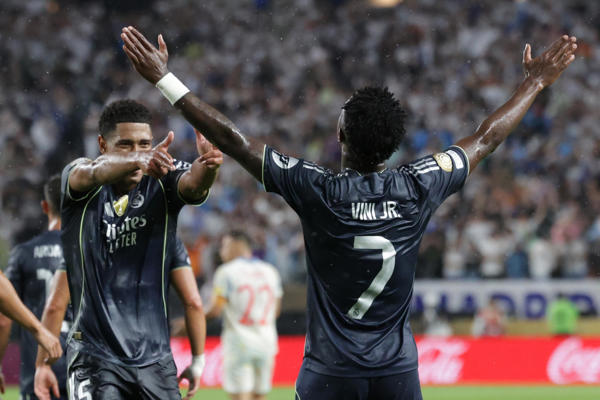 Vinícius despierta y el Madrid golea para citarse con la Juventus en octavos
