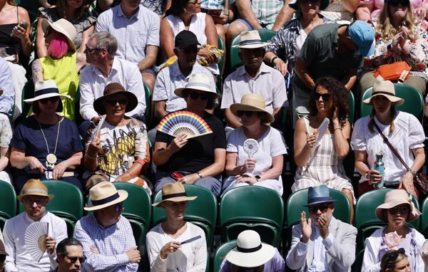 Wimbledon registró este año la mayor asistencia de espectadores de su historia