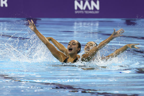 Las mexicanas se llevan el oro en los duetos de la natación panamericana