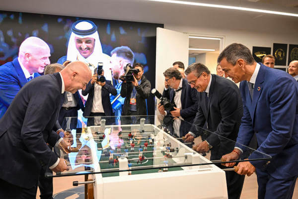 Infantino Reitera El Papel Del Fútbol Como Vehículo De Paz Y Unidad