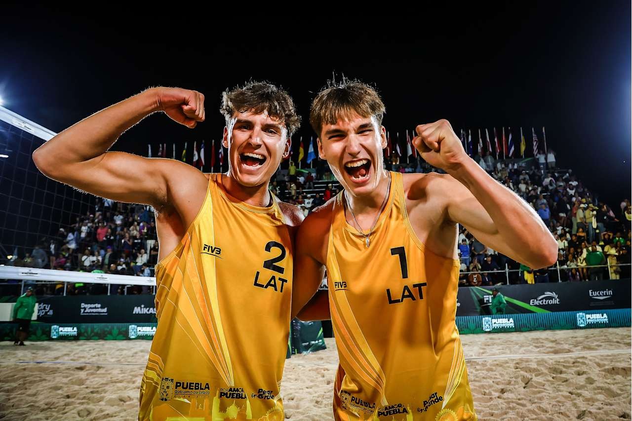Letonia, Polonia y México conformaron el podio varonil del Mundial de Voleibol de Playa Sub21
