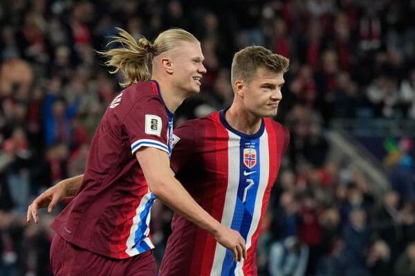 5 0. Triplete De Haaland; Sorloth Asiste Y Noruega Hace Pleno