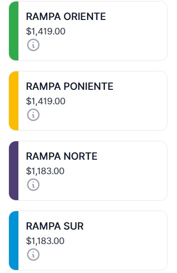 Los boletos para el México-Ghana van desde mil 183 hasta más de 3 mil pesos