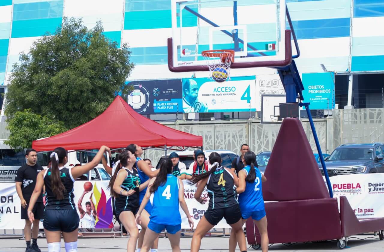 Puebla destaca en básquetbol 3X3 durante la Olimpiada Nacional CONADE 2026